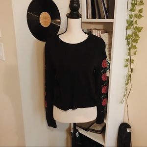 hollister rose long sleeve | size small